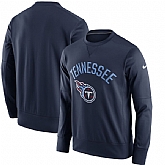Men's Tennessee Titans Nike Navy Sideline Circuit Performance Sweatshirt,baseball caps,new era cap wholesale,wholesale hats